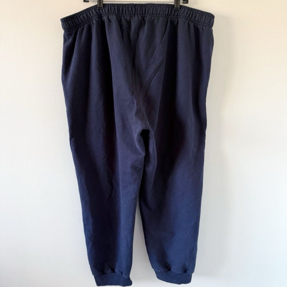 READ Champion Sweatpants 4XB Navy Blue Joggers Spell Out Logo Tapered Big Tall - Picture 6 of 16